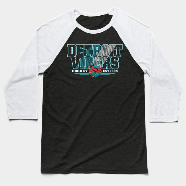 Detroit Vipers 1994 Baseball T-Shirt by HeyBeardMon